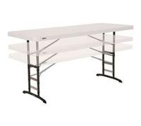 Table Piable Lifetime Blanc 183 x 91 x 76 cm Acier Plastique Blanc G