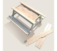 Table en bois pour enfant Soulet avec bac à sable intégré