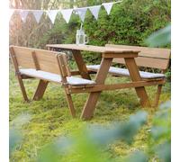 Table Pique-nique En Bois Massif 4 Places Teck TU