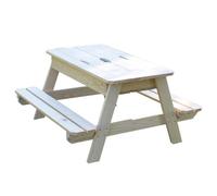 Table pique-nique pour enfants en bois brut