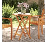 vidaXL Table de jardin pliante 135x85x75 cm en bois massif acacia