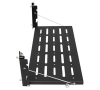 Table pliable pour coffre de voiture - Compatible avec les modèles Wrangler JK de 2007 à 2017 - En métal - Dimensions : 60 x 31 cm - Pour une utilisation en extérieur - Couleur : noir