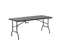 Table pliante - 1 830 x 750 x 740 mm - Royal Catering - 150 kg - Intérieur/extérieur - Blacke