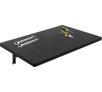 Table pliante à fixer au mur - Bureau - 81x45,5 cm - Acier et bois - Capacité de charge : 250 kg - Idéale pour la cuisine, le bureau à domicile et le bureau