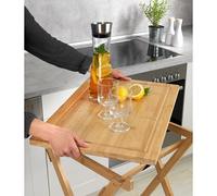Table pliante avec plateau amovible Lugo en bambou Wenko by Maximex