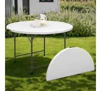 Table pliante d'appoint ronde
