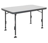 Table pliante de 101 x 65 cm, en mélaminé, avec un cadre en aluminium, de couleur noire