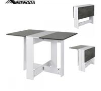 Table pliante de cuisine-MENGDA-Table Pliante Panneaux de Particules -Extensible salle à manger -Jusqu'à 6 personnes-103*76*73.4cm
