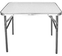 Table pliante en aluminium 75 x 55 x 60 cm avec fonction de transport - Table pour le jardin, les pique-niques et le camping