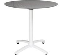 Table Pliante en Polypropylène Ø 800 mm Gris Foncé Bolero 3 G