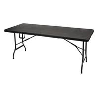 Table Pliante - Imitation Bois - 180 X 75 X 74 Cm