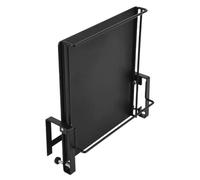 Table pliante murale - 28 x 25,5 x 10,8 cm - Grand établi flottant - Table auxiliaire de cuisine pliable avec étagère de rangement et porte-serviettes, extension d'armoire pour appartement, studio