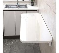 Table pliante murale - Bureau pliable peu encombrant pour linge, cuisine, petits espaces