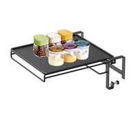 Table pliante murale | L'établi pliant flottant permet d'économiser de l'es | Table Murale Pliante Stable Et Peu Encombrante En Fer Avec Une Capacité De Charge De 8 Kg, Idéale Pour Les Petites Pièces Tel
