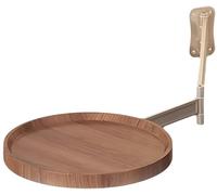 Table Pliante Murale Multi-Angles RéGlable avec Plateau de Rangement Flottant RéTractable, IdéAle pour Appartement, Salon et Coin Lecture(Walnut)