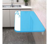 Table pliante murale peu encombrante - Établi flottant polyvalent pour buanderie, bureau à domicile, petits espaces - Bureau pliable multifonction