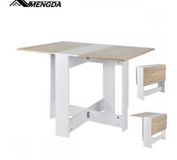 Table pliante pliable de cuisine salon salle à manger-MENGDA-Extensible-Table Pliante Panneaux de Particules -Jusqu'à 6 personnes