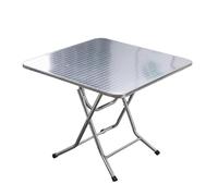 Table pliante portable en acier inoxydable, table de préparation polyvalente pour cuisine, restaurant, maison et hôtel, design peu encombrant, idéale pour une utilisation en extérieur