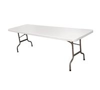 Table pliante rectangulaire Bolero 1,5 m blanche
