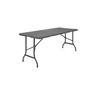 Table Pliante Rectangulaire Effet Rotin 1829 mm