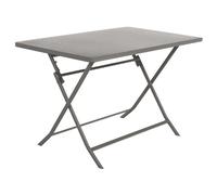Hespéride Table de jardin pliante GREENSBORO Tonka 4 places – Acier traité époxy, antirouille