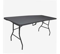 Table pliante rectangulaire grise 180 x 74 x 74 cm