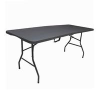Table pliante rectangulaire grise 239 x 74 x 74 cm