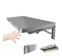 Table pliante robuste en acier inoxydable 304 - Étagère de rangement pliable polyvalente pour cuisine et balcon (70 x 30 cm)