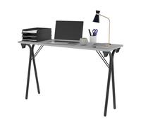 Table pliante Séminaire 2 places - Gris/Noir