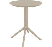 Table pliante Sky round 60, ronde - noir
