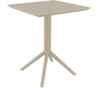 Table pliante Sky square 60, square - taupe