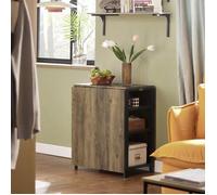 SoBuy Table pliante FWT62-N - 180 cm - Bois et blanc