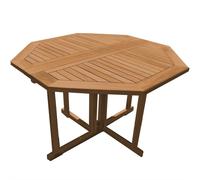 Table pliante Teako Design en teck octogonale Savona 80x80x75cm