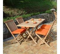 Table pliante teck kensaï 120 x 70 cm