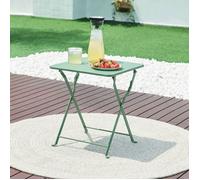 Table pliante Vegårshei acier 45 x 40 x 40 cm vert