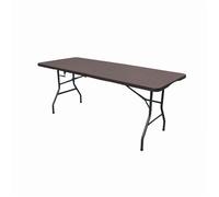 Table pliante WERKA PRO aspect bois 180x74x74cm