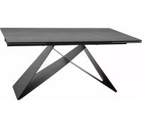 Table pliante WESTIN CERAMIC 160(240)x90 gris clair mat pietra di savoia