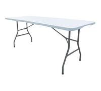 Table Pliante XXL pour 8 Personnes - Format Rectangulaire 180 x 74 cm - Idéale Fête et Réception