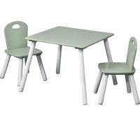 Table pour enfants KESPER® avec 2 chaises, couleur menthe – Ensemble de sièges pour enfants | Ensemble de meubles pour enfants pour chambre d'enfant et espace de jeu | 3 pièces, référence 1773313
