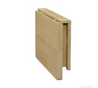 Table Rabattable Murale Pin Bureau Pliant Mural pour Ordinateur Portable | Coins Arrondis Plateau de Table Imperméable Convient pour Terrasse, Jardin, Cuisine, Salle À Manger, Bureau(100x60cm)