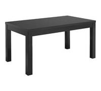 Table Rectangulaire 160x90cm Laquée Noir Brillant - DEYTON - ALTOBUY Noir G