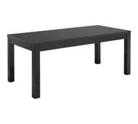 Table Rectangulaire 190x90cm Laquée Noir Brillant - DEYTON - ALTOBUY Noir G