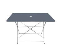 Table rectangulaire d'extérieur pliante Bistro en acier - Gris