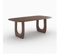 Table rectangulaire en bois de manguier massif 6 places - Maya - Maison Pavane