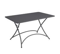 Table rectangulaire pliante 120x70cm pour extérieur jardin bar Plan
