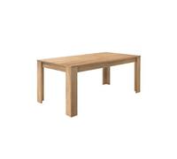 Table Repas 180cm Plateau et Pieds Aspect Bois Cadiz - CADIZ -