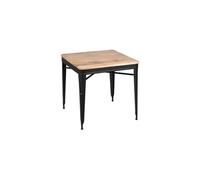 Table Repas Carrée 77cm Aspect Vieilli - REPLAY -