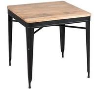 Table Repas Carrée 77cm Aspect Vieilli - REPLAY -
