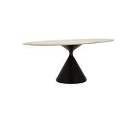 Table de Repas Ovale ""Space"" 180cm Noir