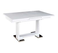 Table repas extensible Toda - 140/180 x 90 x 77 cm - Blanc